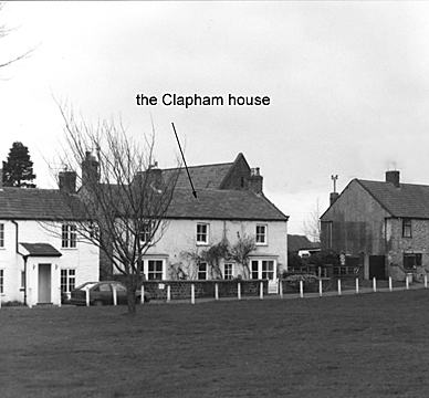 picture of the Clapham house near the Methodist chapel